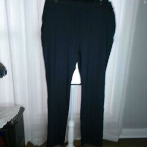 SKECHERS NWT Slip-in Pants NWT Straight Leg Stretch Black Pants w/Pockets L